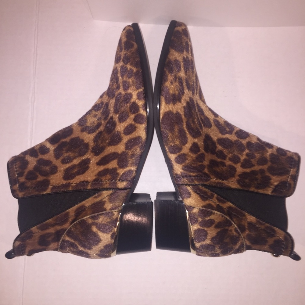 New NINE WEST Ankle Boots Faux Fur SZ 8 $129